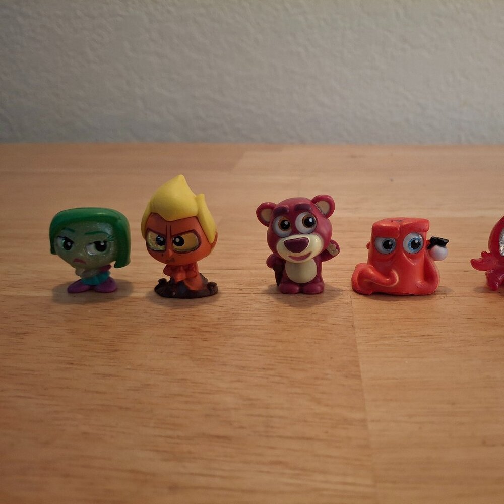 Disney Doorables Lot of 6 Hercules, Toy Story, Little Mermaid, Raya, Inside Out,